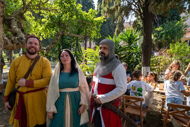 Αναμνηστική φωτογραφία των εκπροσώπων του Ιππότη στον χώρο της δράσης.